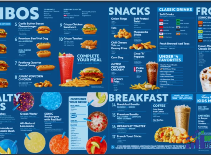 sonic menu